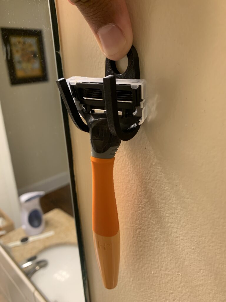 Bathroom Razor Hanger