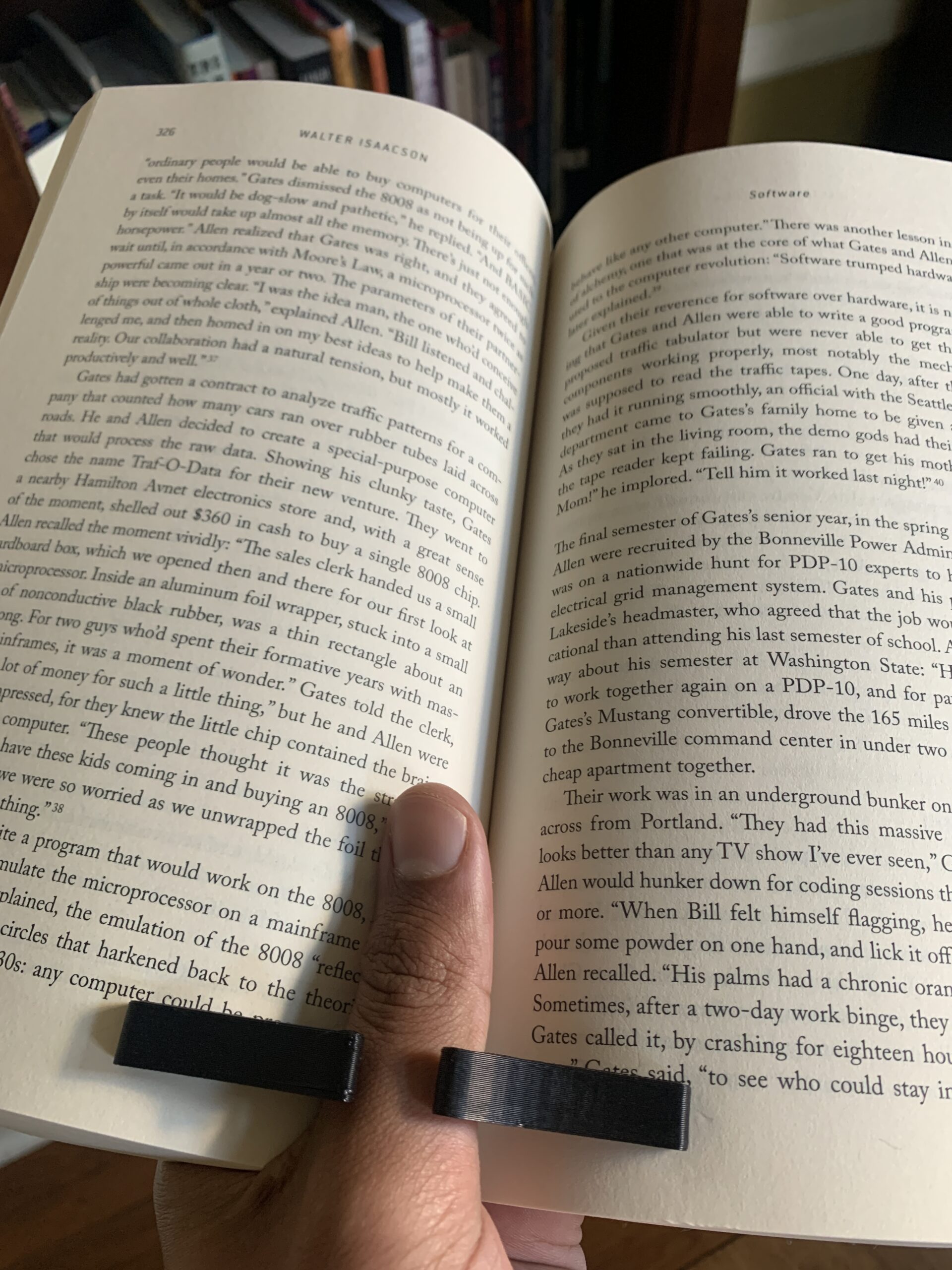 Thumb Book Page Holder